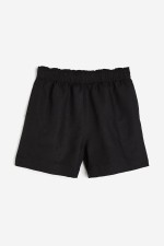 Linen-blend Pull-on Shorts