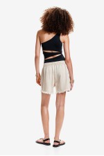 Linen-blend Pull-on Shorts