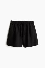 Linen-blend Pull-on Shorts