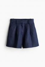 Linen-blend Shorts