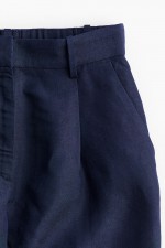 Linen-blend Shorts