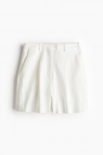 Linen-blend Shorts