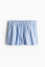 Linen-blend Pull-on Shorts