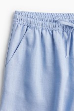 Linen-blend Pull-on Shorts