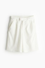 Dressy Linen-blend Shorts